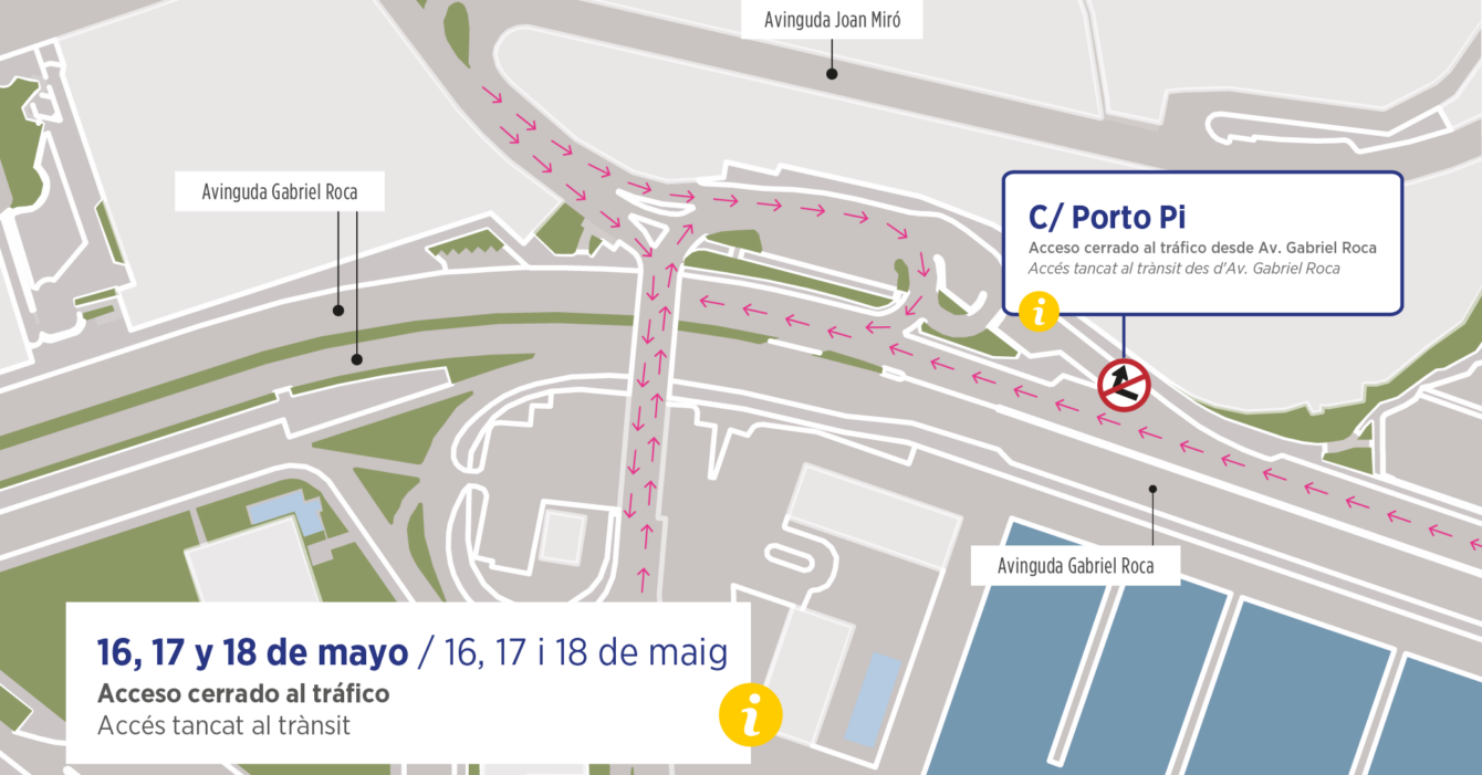 Mapa Tall Porto Pi V1
