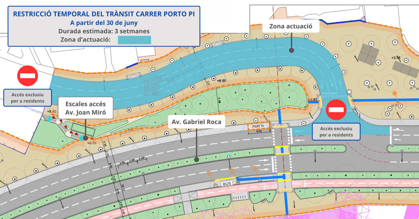 Mapa Calle Porto Pi Cat 6