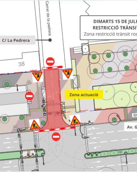 Mapa Asfaltat Pedrera