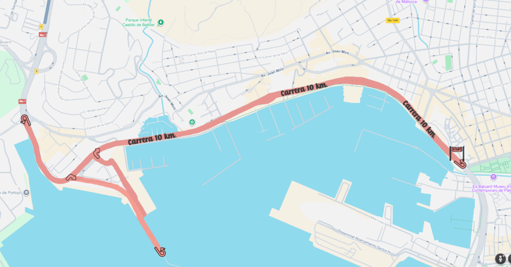 Mapa carrera 10k