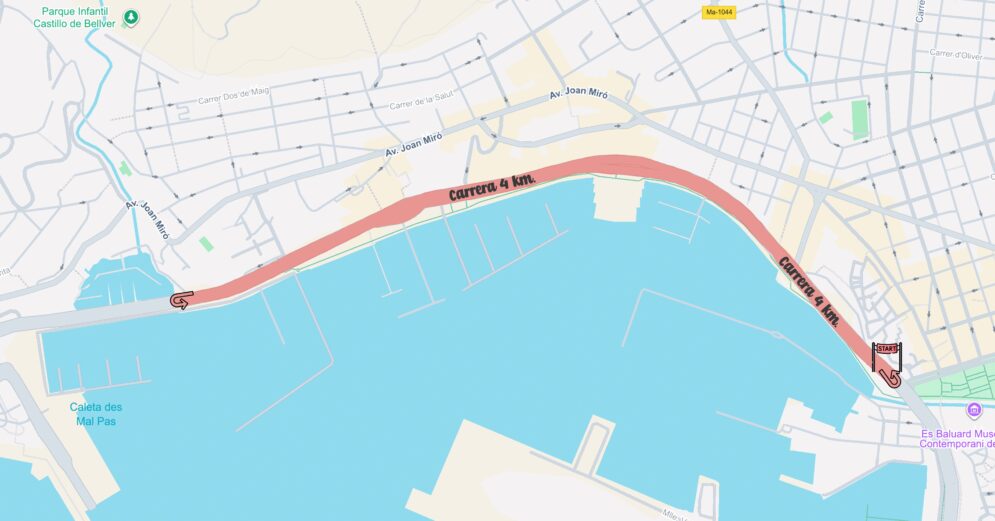 Mapa Carrera 4k