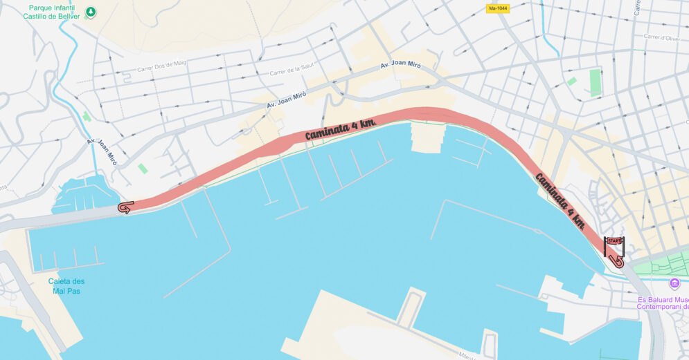 Mapa Caminata